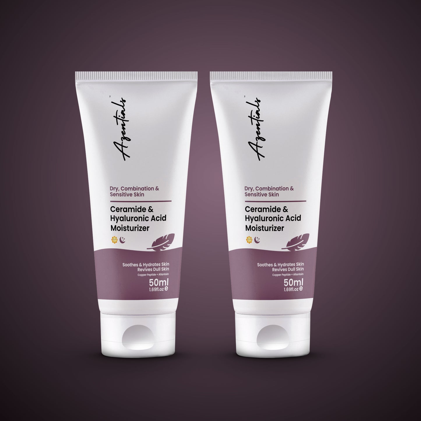 Ceramide & Hyaluronic Acid Moisturizer | 50ml (Pack of 2)