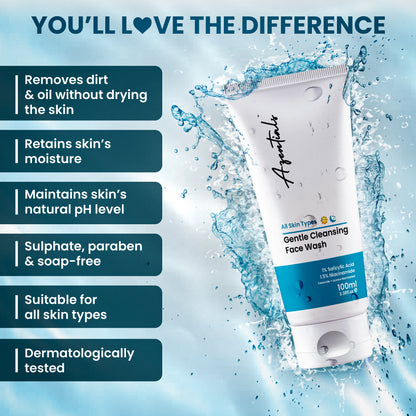 1% Salicylic Acid & 1.5% Niacinamide Gentle Cleansing Facewash | 100ml (Pack of 2)