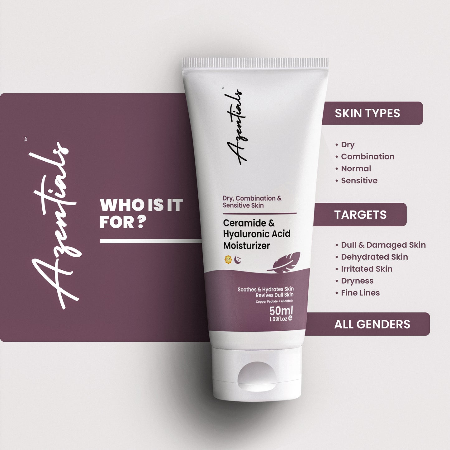 Ceramide & Hyaluronic Acid Moisturizer | 50ml