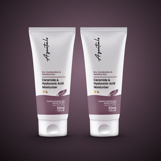 Ceramide & Hyaluronic Acid Moisturizer | 50ml (Pack of 2)