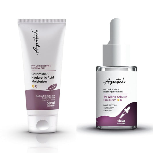 Bright Glow Face Serum & Moisturizer Combo
