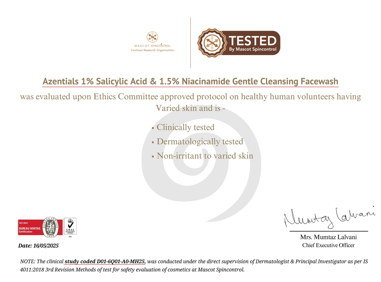 1% Salicylic Acid & 1.5% Niacinamide Gentle Cleansing Facewash | 100ml (Pack of 2)