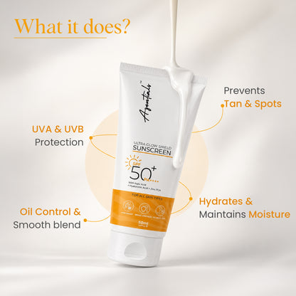 Ultra Glow Shield Sunscreen SPF 50+ PA++++ | 50ml
