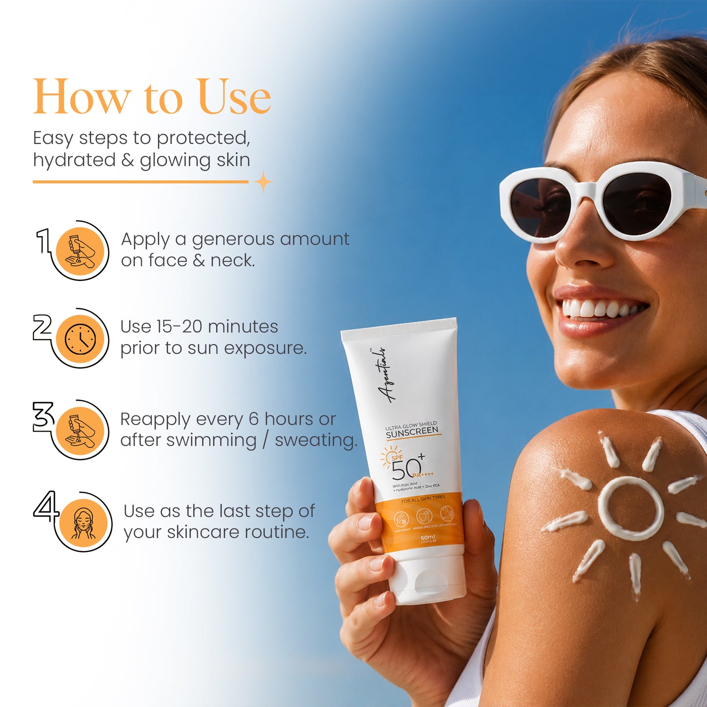 Ultra Glow Shield Sunscreen SPF 50+ PA++++ | 50ml